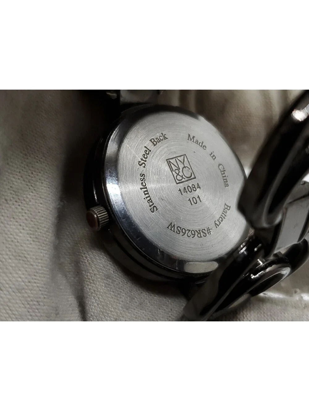 NY&C Quartz Watch Womens New Battery Black Tone 29mm